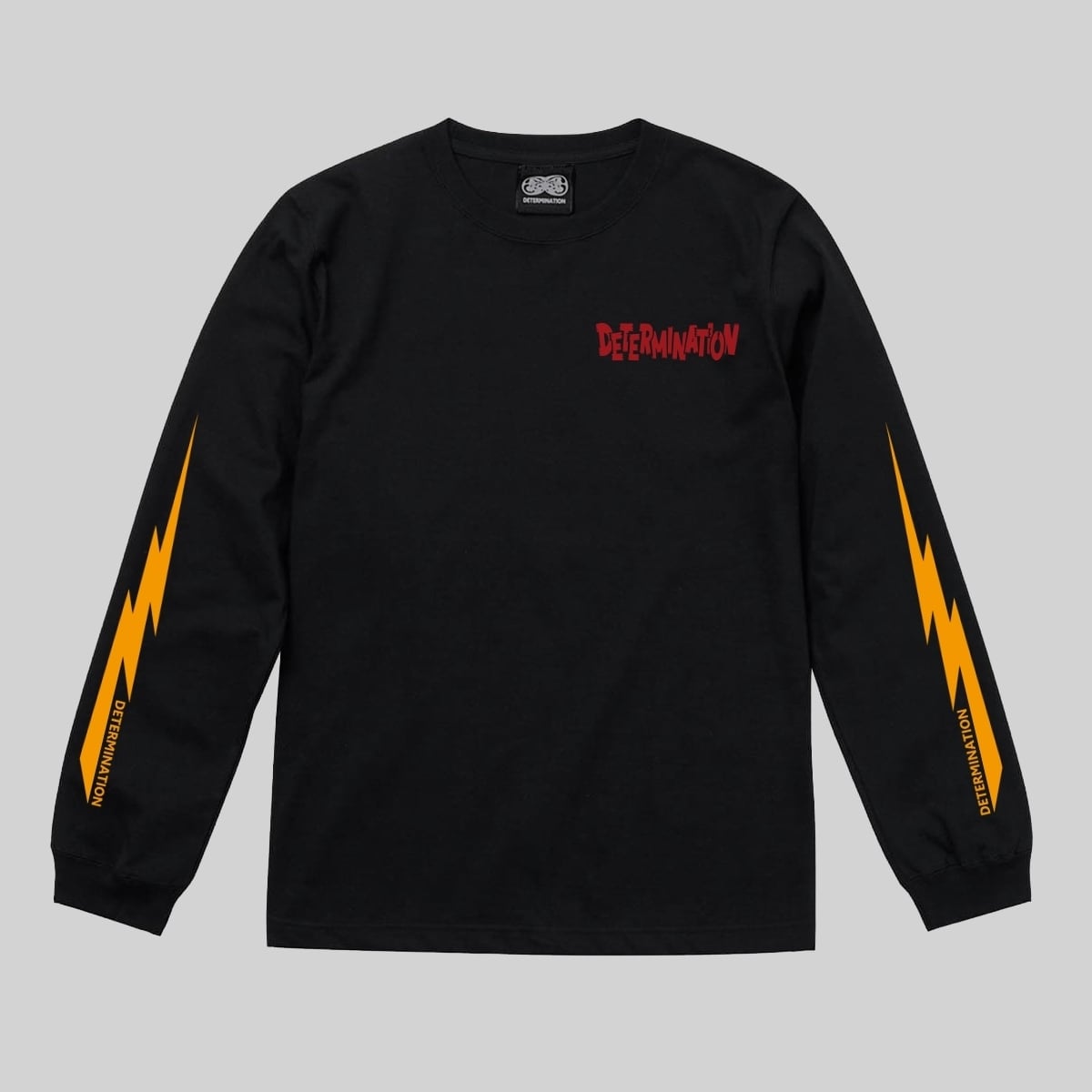 達磨シリーズ /風神・雷神 ロングTシャツ 黒/白 袖プリント有 L～2XL