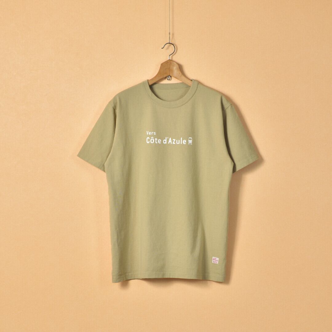 快晴堂 カイセイドウ UNIT-Tシャツ vers cote d'azule ベーシックフィット・ベージュ 納得の品質