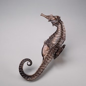 タツノオトシゴフック（銅製） seahorse wall hook（copper）