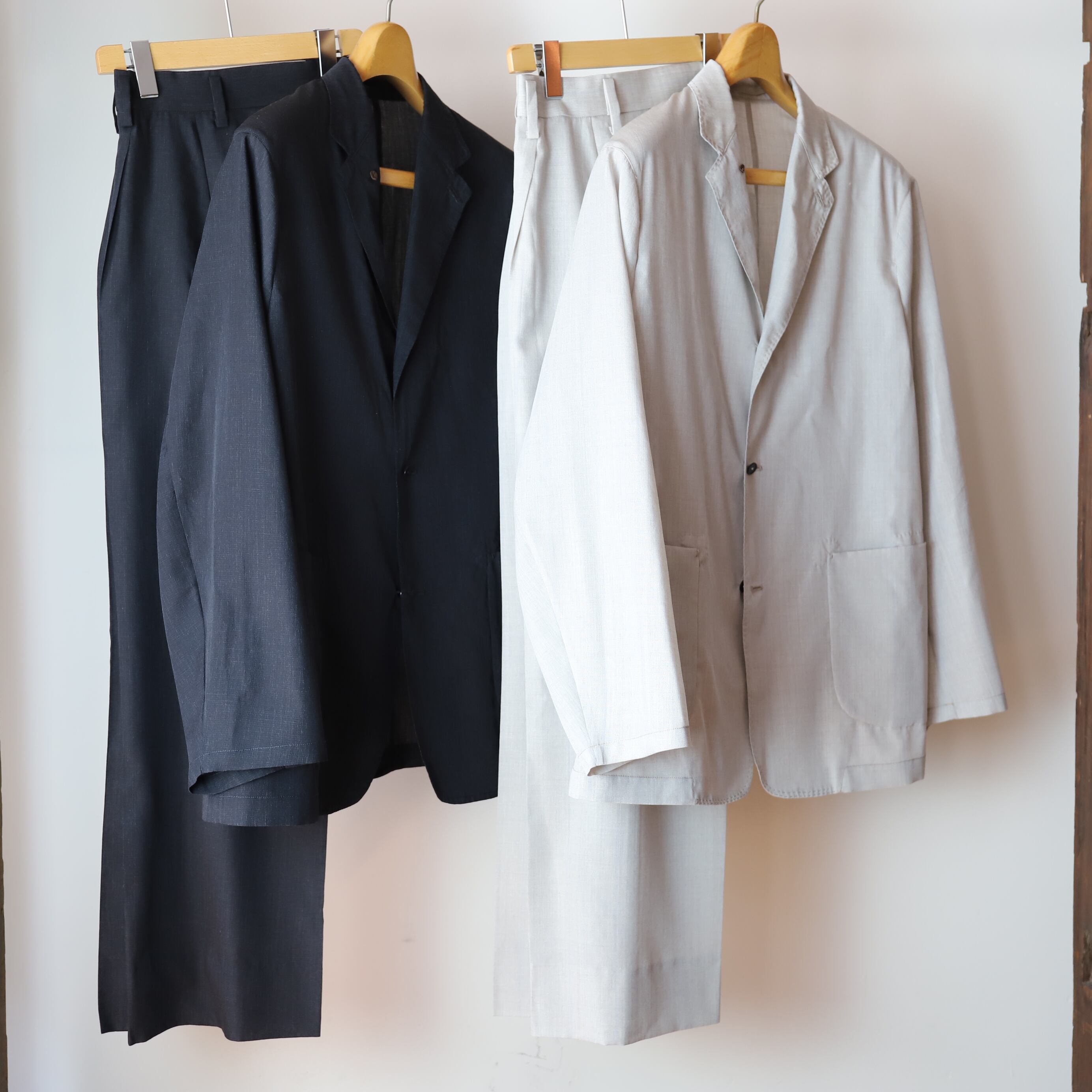 MAATEE&SONS / MUSOU TROUSER / 俺のsummer wool / MIX GREY | TIBETAN