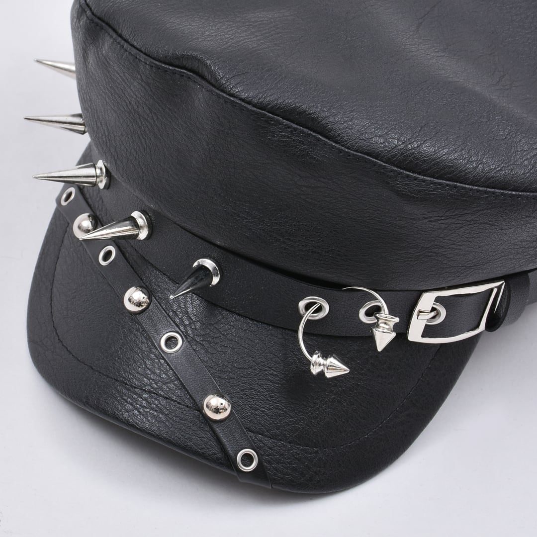 ROENキャスケットスカルレザーパッチスタッズチェーンロエン 2026年最新】Roen メンズ キャップの人気アイテム - メルカリ