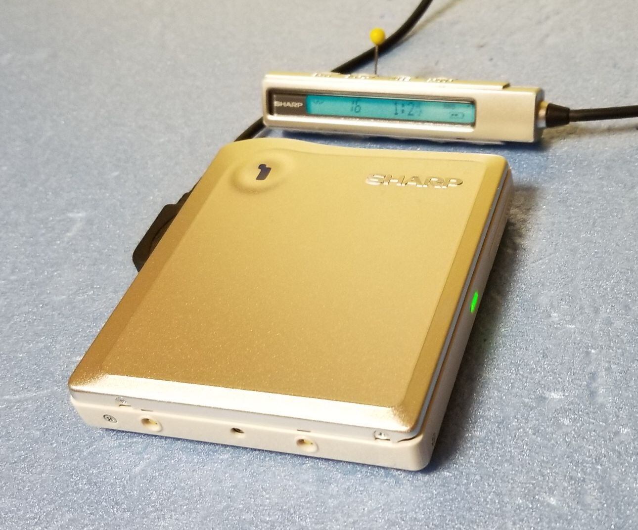 MDポータブルプレーヤー SHARP MD-DS33-S 完動品・動作保証 | MTR PRO SHOP
