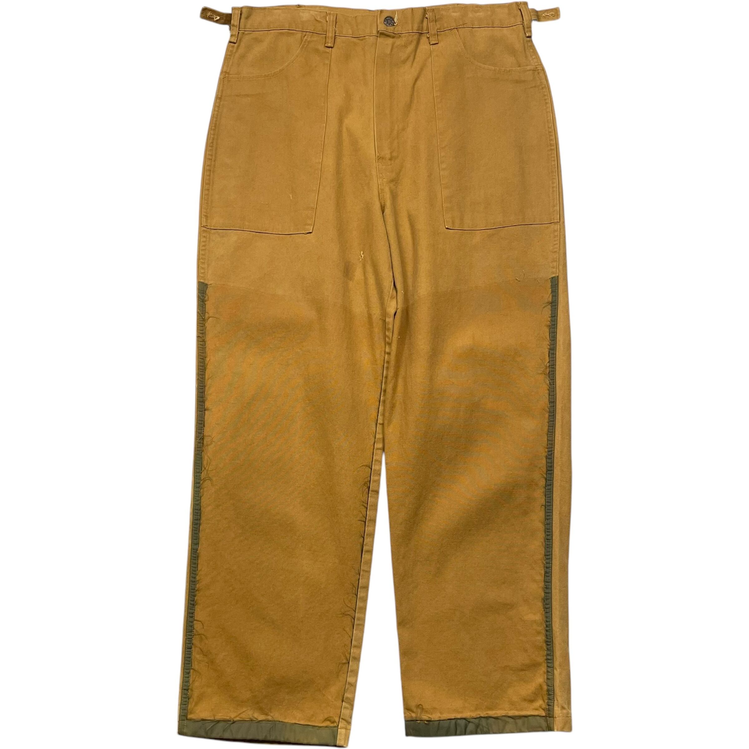 《実寸 W37L30》 RANGER ハンティングパンツ ダックパンツ ブラウン USA製 80年代〜 no.5975