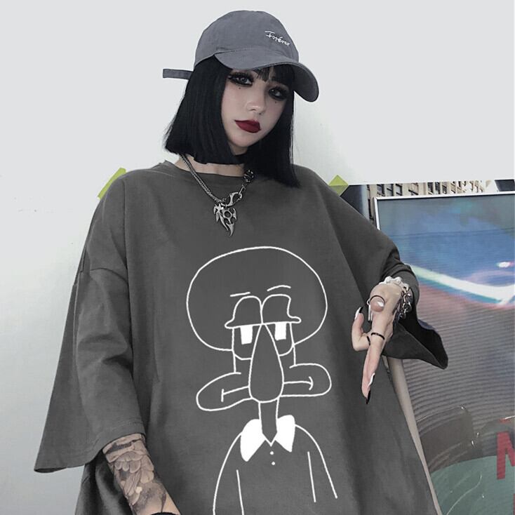 スプリングサマープリントTシャツ 春物 夏物 ケッペル88525611592