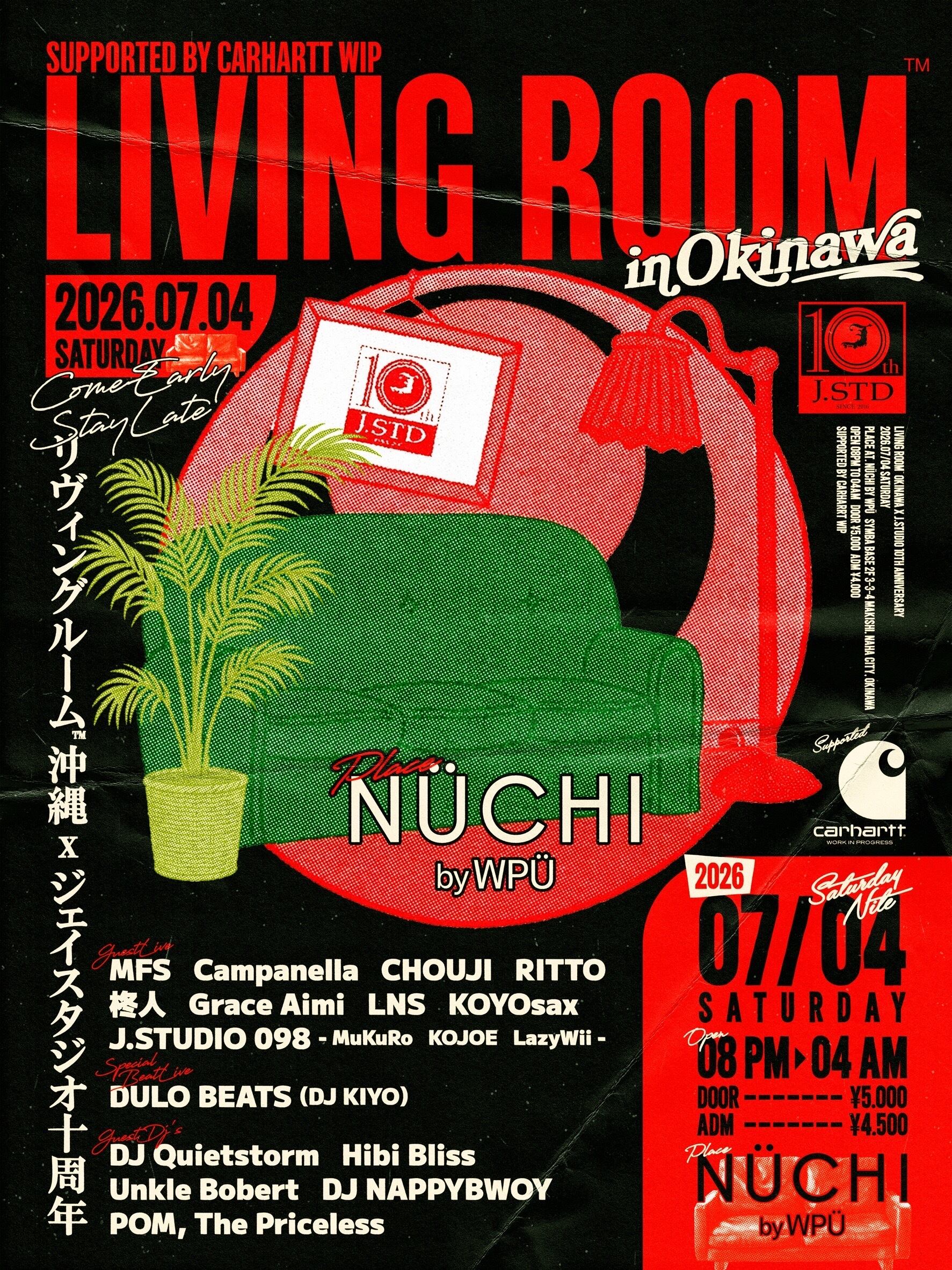チケット] Living Room™ Okinawa x J.Studio 10th Anniversary | iLL Scott