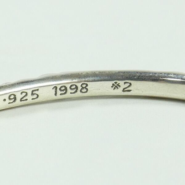 Size【2】 CHROME HEARTS クロム・ハーツ SCROLLBAND BANGLE SILVER