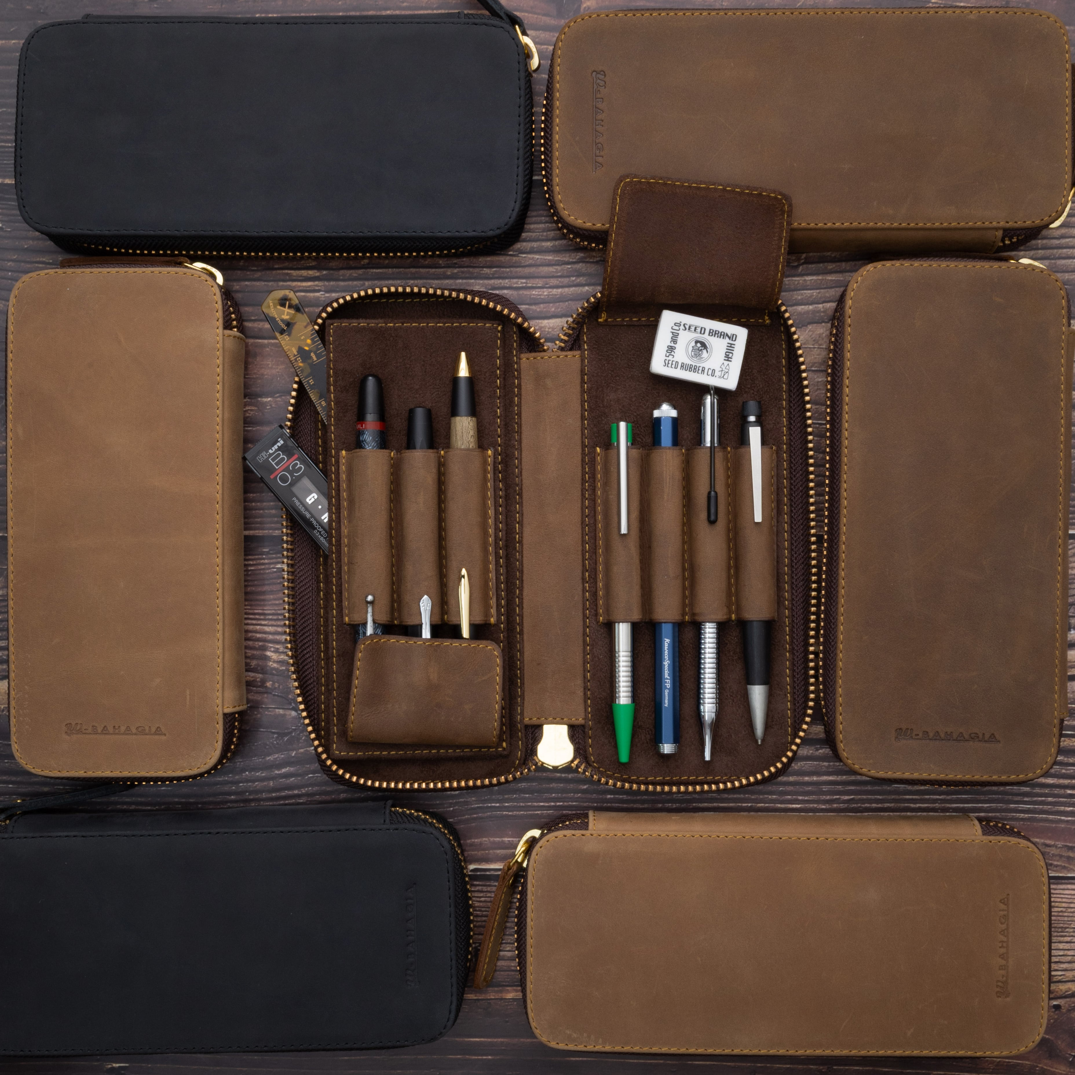 Bahagia & craft/バハギア】廣瀬鐵筆堂モデルラウンドファスナーペン