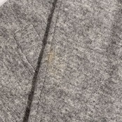 カシミヤ100% GIANNONE ジャンノーネ Vネック カーディガン M /グレー系 メンズ