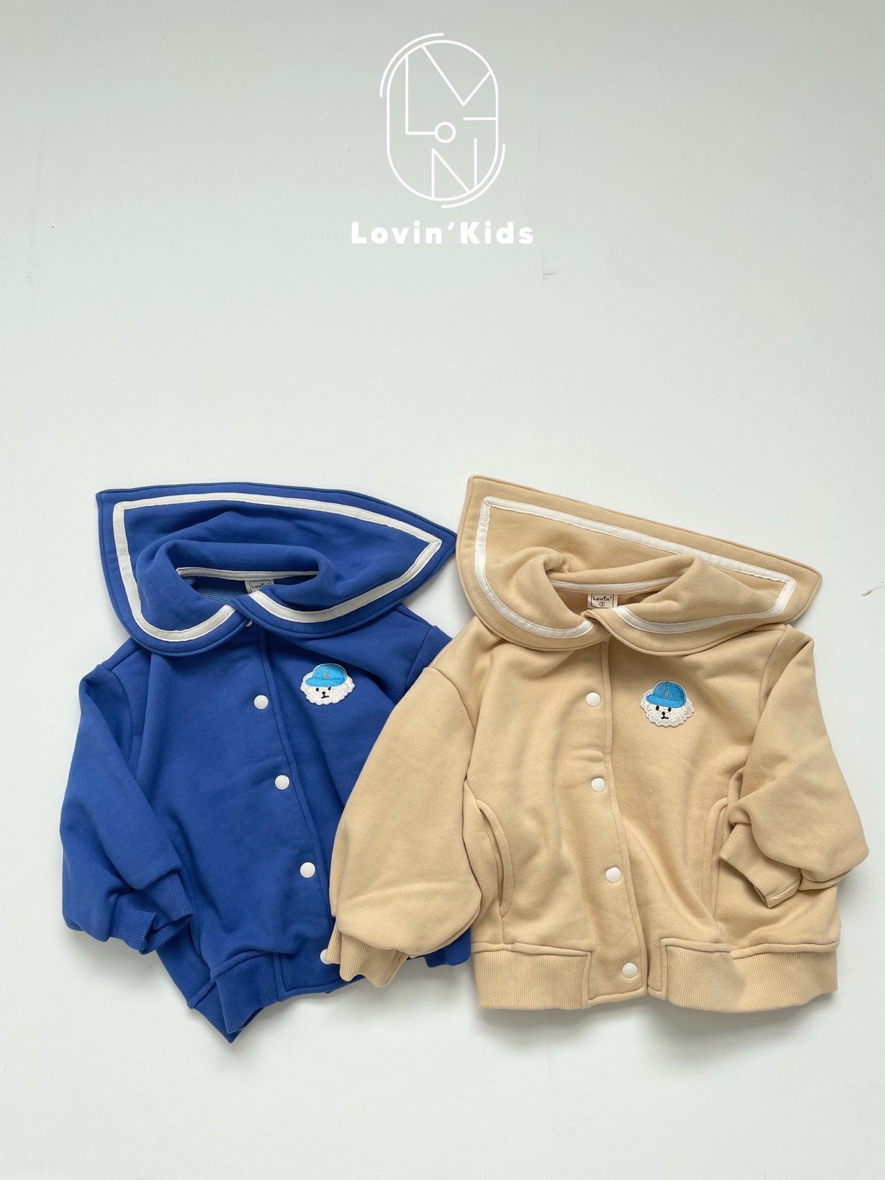 【Lovin'】セーラージャンパー 80〜130cm クリーム - 3