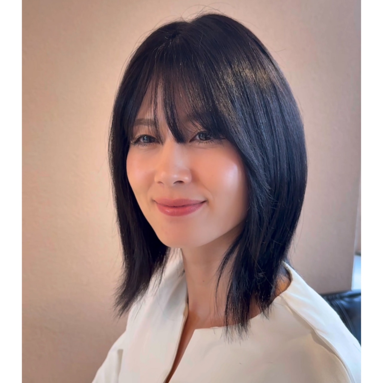 5プレミアム・カノン(ブラック)人毛フルウィッグ