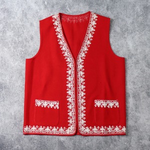 1960s  Embroidery  Vest　B811