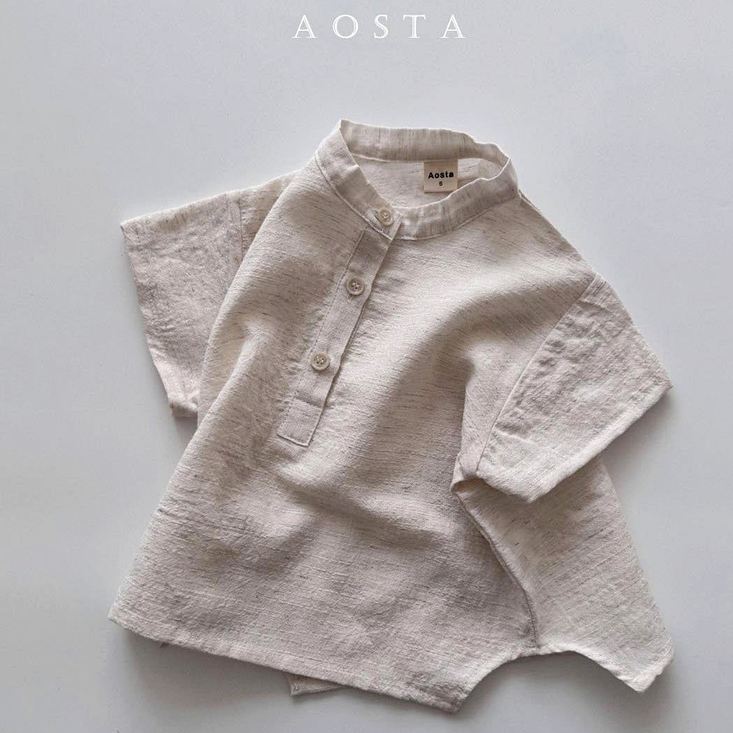 «sold out»«Aosta» リネンシャツ 3colors