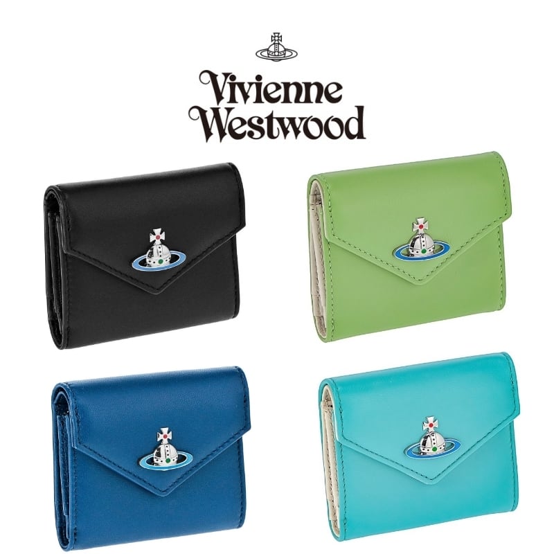 4カラー展開！ Vivienne Westwood ミニウォレット EMMA 二つ折り財布 AX434-AX435-AX436-AX437 |  正規ブランド品通販サイト【AXiA（アクシア）】