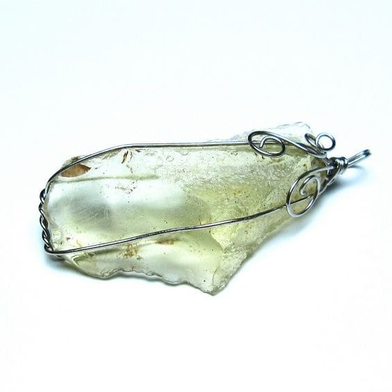 リビアングラス ペンダント 一点物 メール便可 [M便 1/20] 112-13577