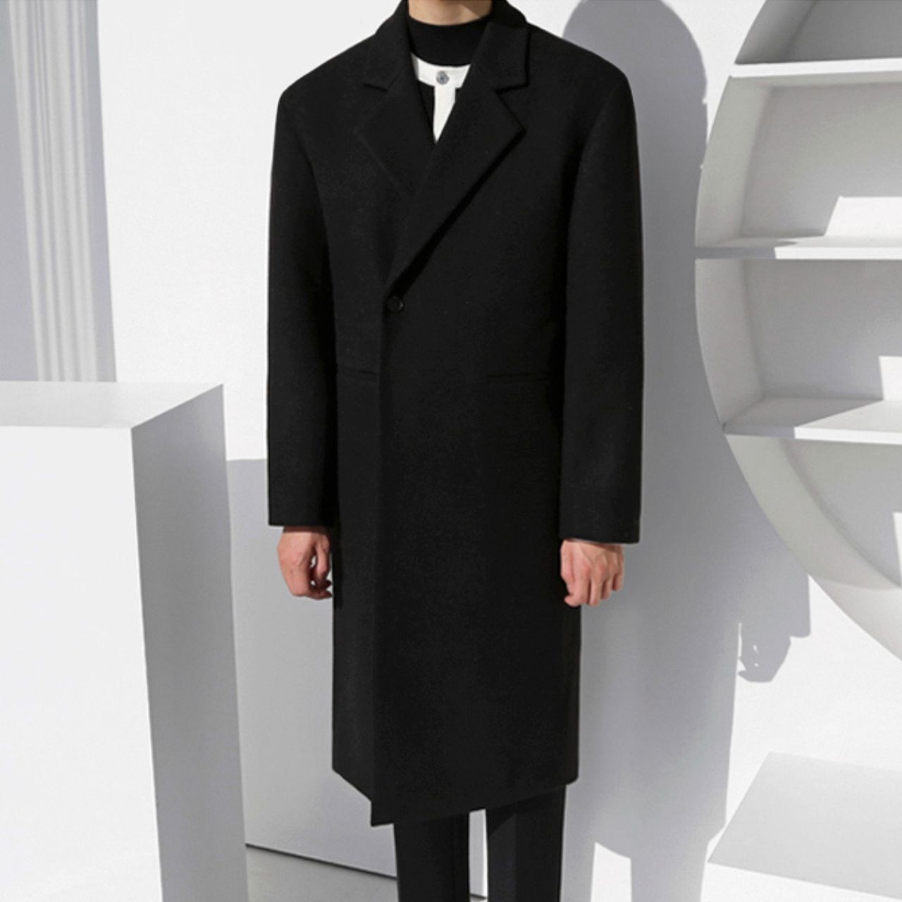 ノーカラーパイピングスウェット　MT0080402