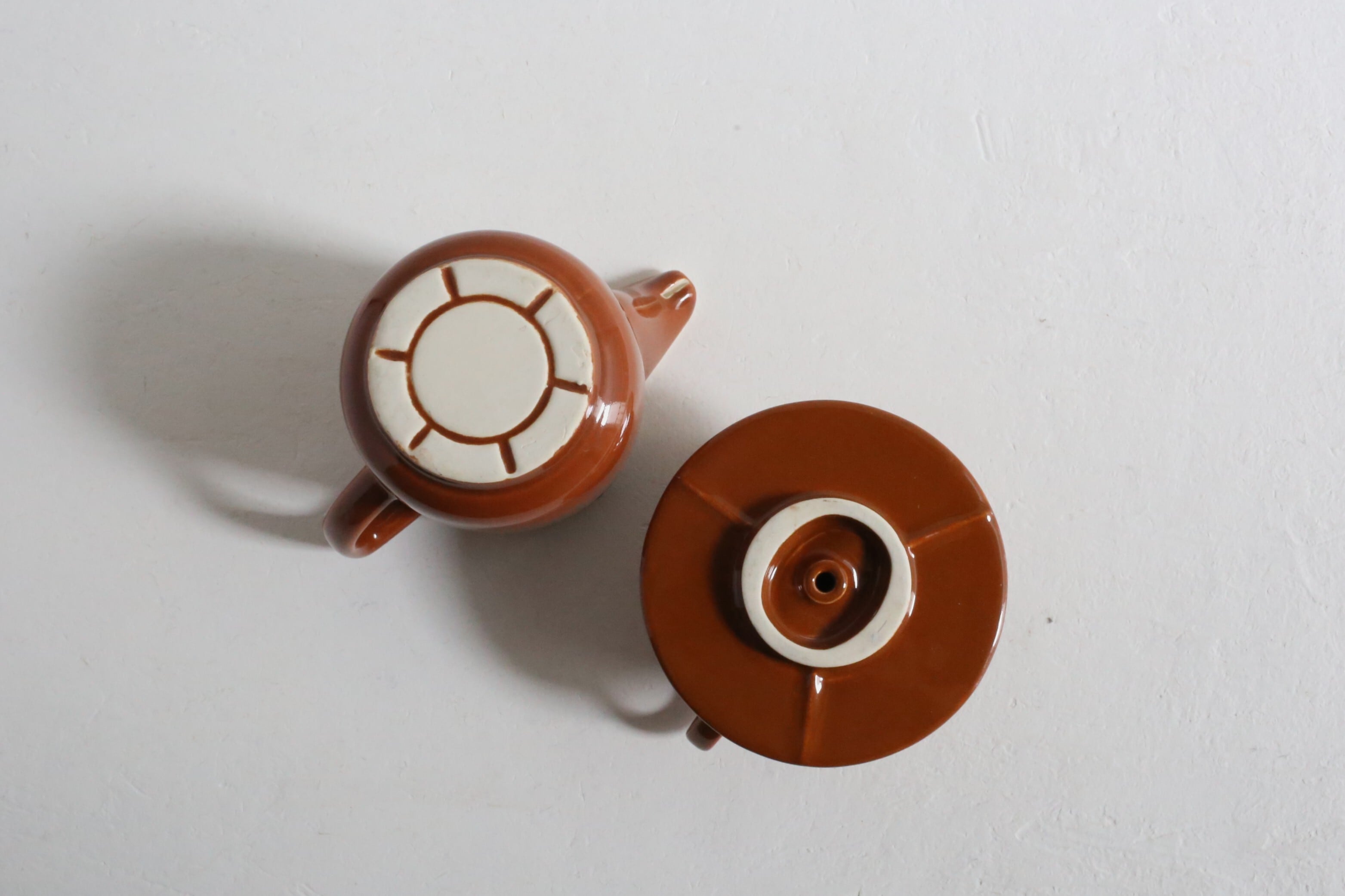 ドイツ ヴィンテージ Melitta メリタ 陶器 ポット＆ドリッパー セット