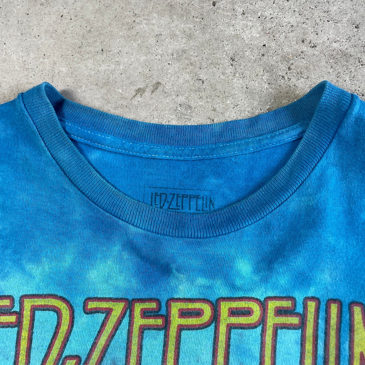 LED ZEPPELIN レッドツェッペリン タイダイ染め Tシャツ メンズL 古着 