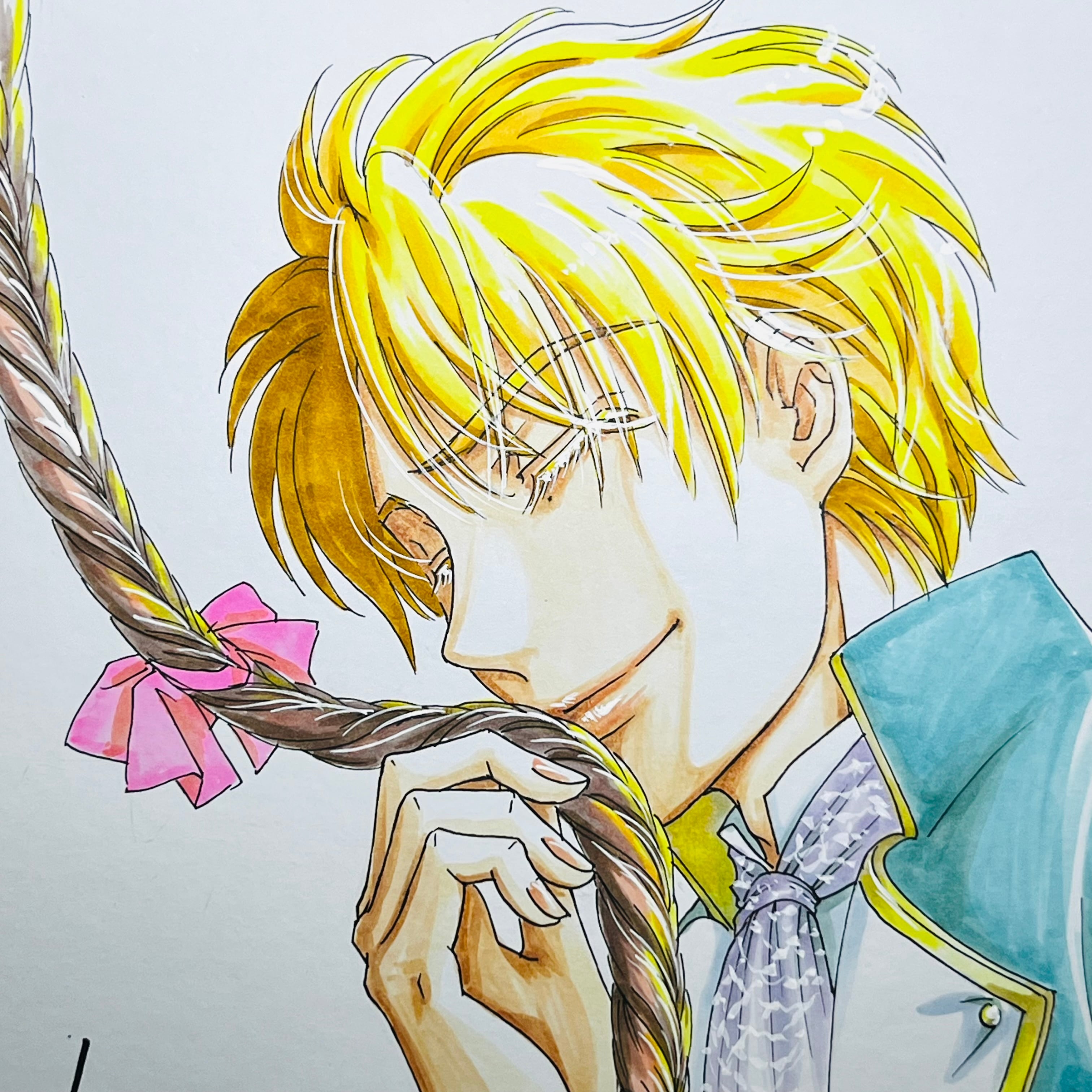 直筆イラスト色紙 輝（ラプンツェル） | 中貫えりSHOP