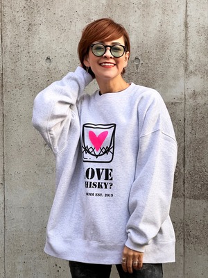 Love Whisky? Sweatshirt Mix Gray