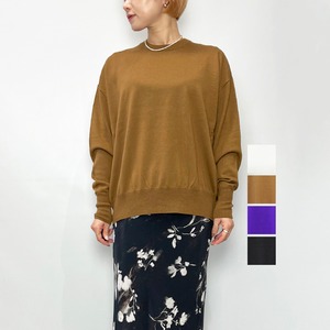 SACRA サクラ EXTRA FINE MERINO C/N TOP 126636081 2026秋冬新作 [送料無料]