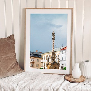マリアンの円柱 / チェコ・プラハの景色 ヨーロッパ ポスター 写真 オールドタウン