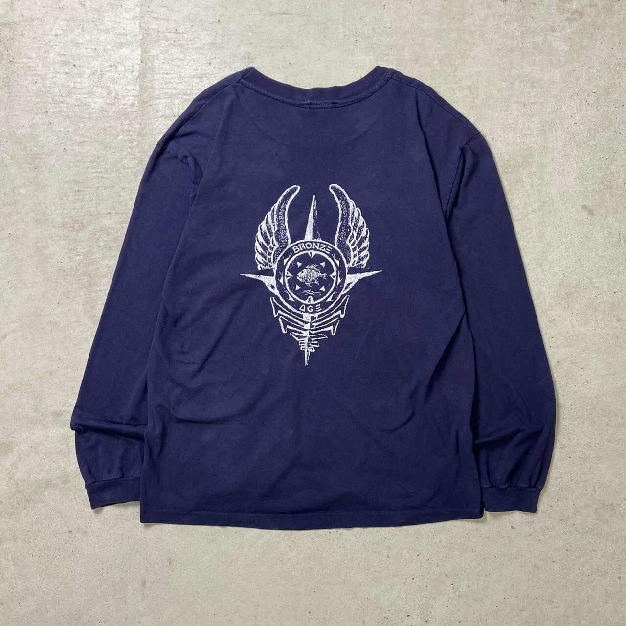 90年代 USA製 BRONZE AGE ブロンズ エイジ ロングTシャツ ロンT 