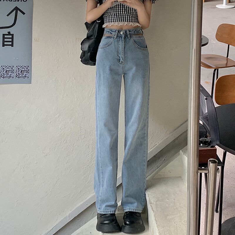 ウェストジーンズ スプリングオータムルーズパンツ 春物 秋物 試着室5590958672