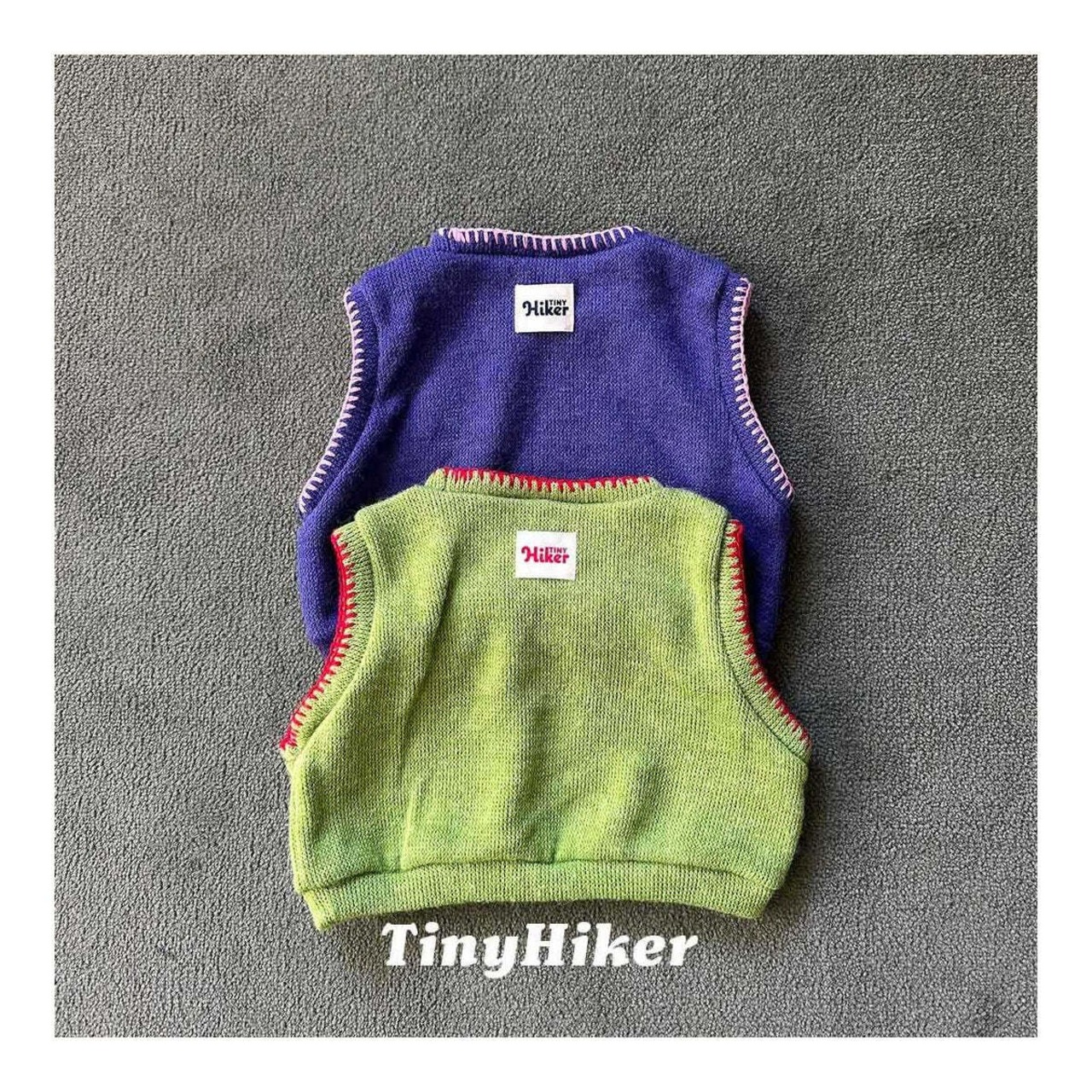 【取寄】Tiny Hiker キノコ メロベスト|冬服|韓国子供服