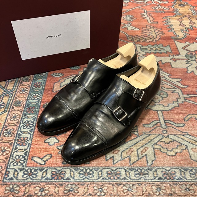 【状態考慮】JOHN LOBB "PHILIP Ⅱ DOUBLE BUCKLE"《7 E》