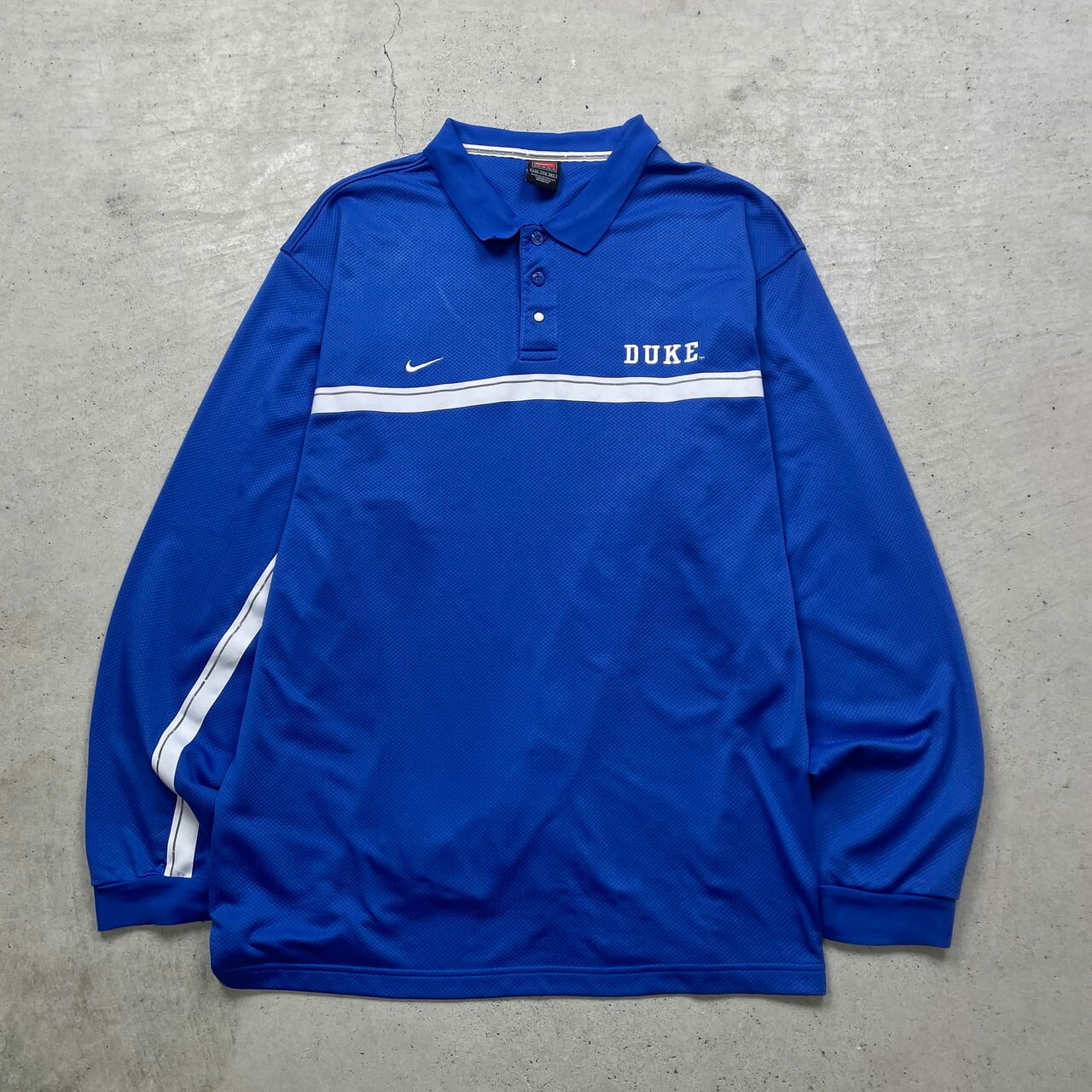 90年代 NIKE TEAM ナイキ 長袖ゲームシャツ スウォッシュロゴ刺繍
