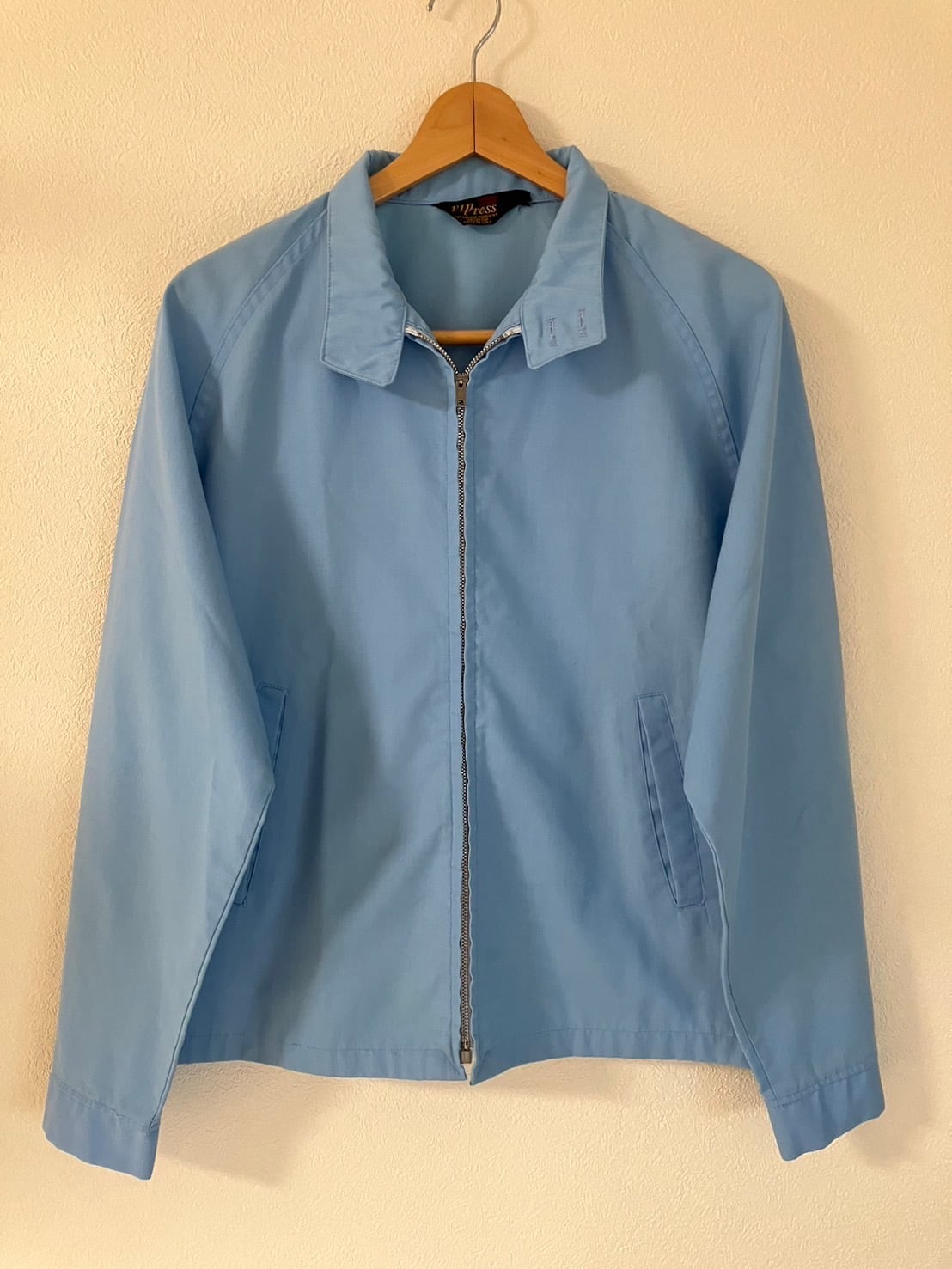 80s-90s VINTAGE FRENCH CHINA JACKET INDIGO-BLUE Shanghai OLD