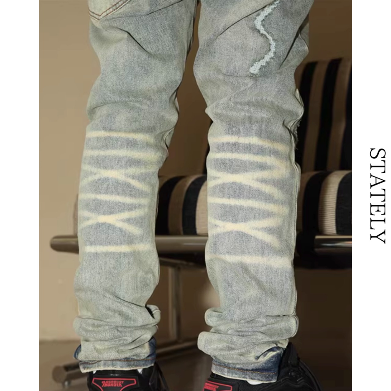 Sunfade Crash ストレッチ デニムパンツ_B106・画像7