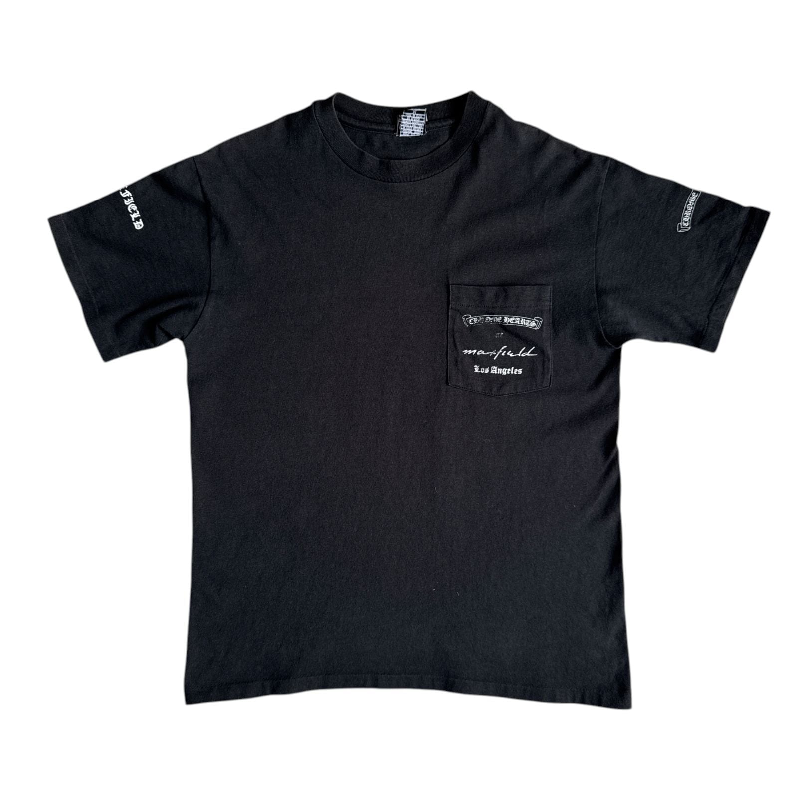 90s-00s OLD CHROME HEARTS Tバー CHクロス ホースシュー ポケット
