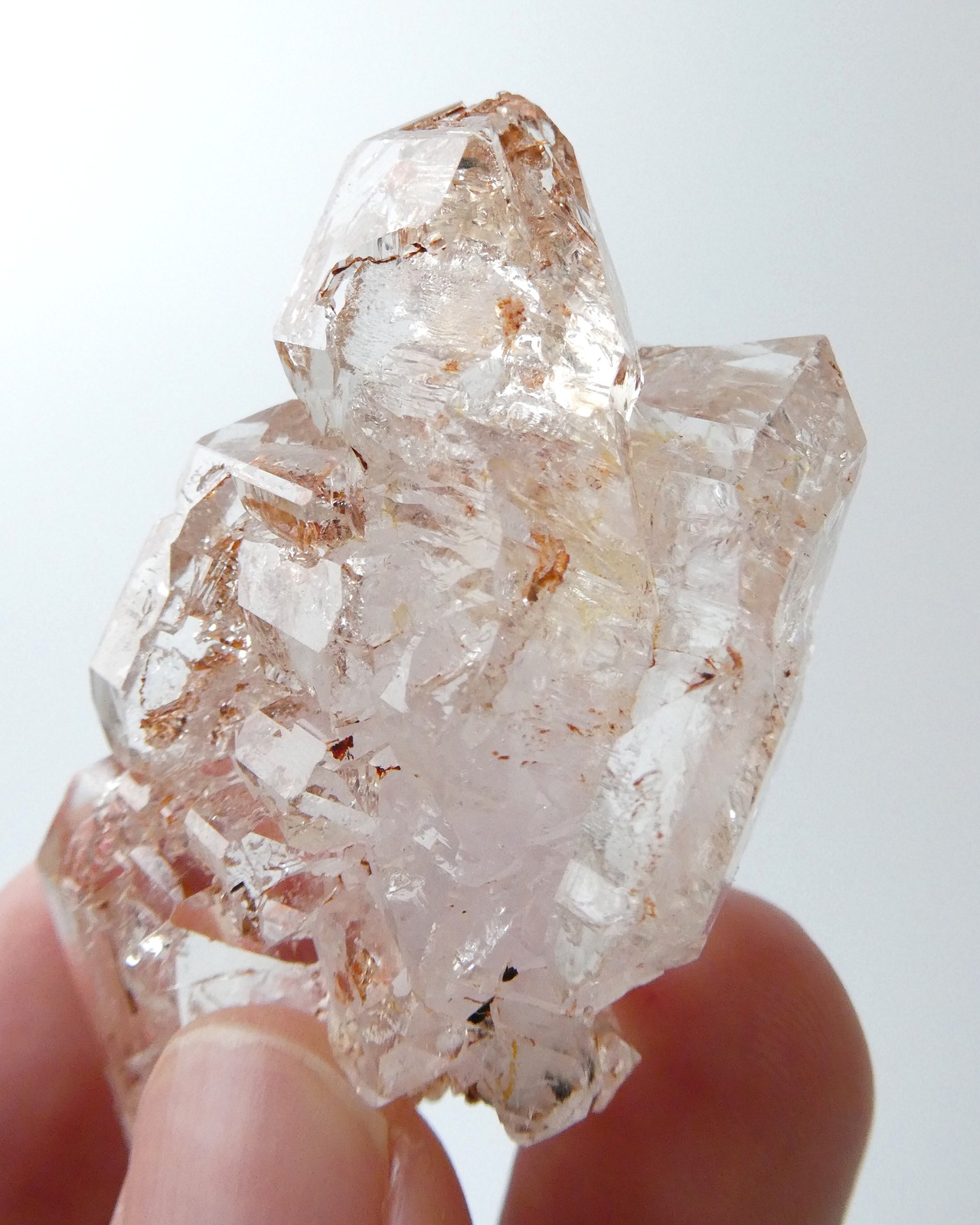 Red Clay Skeletal Quartz エレスチャルクォーツ レッドクレイ ⭓ 花焔 ⭔ MINERAL