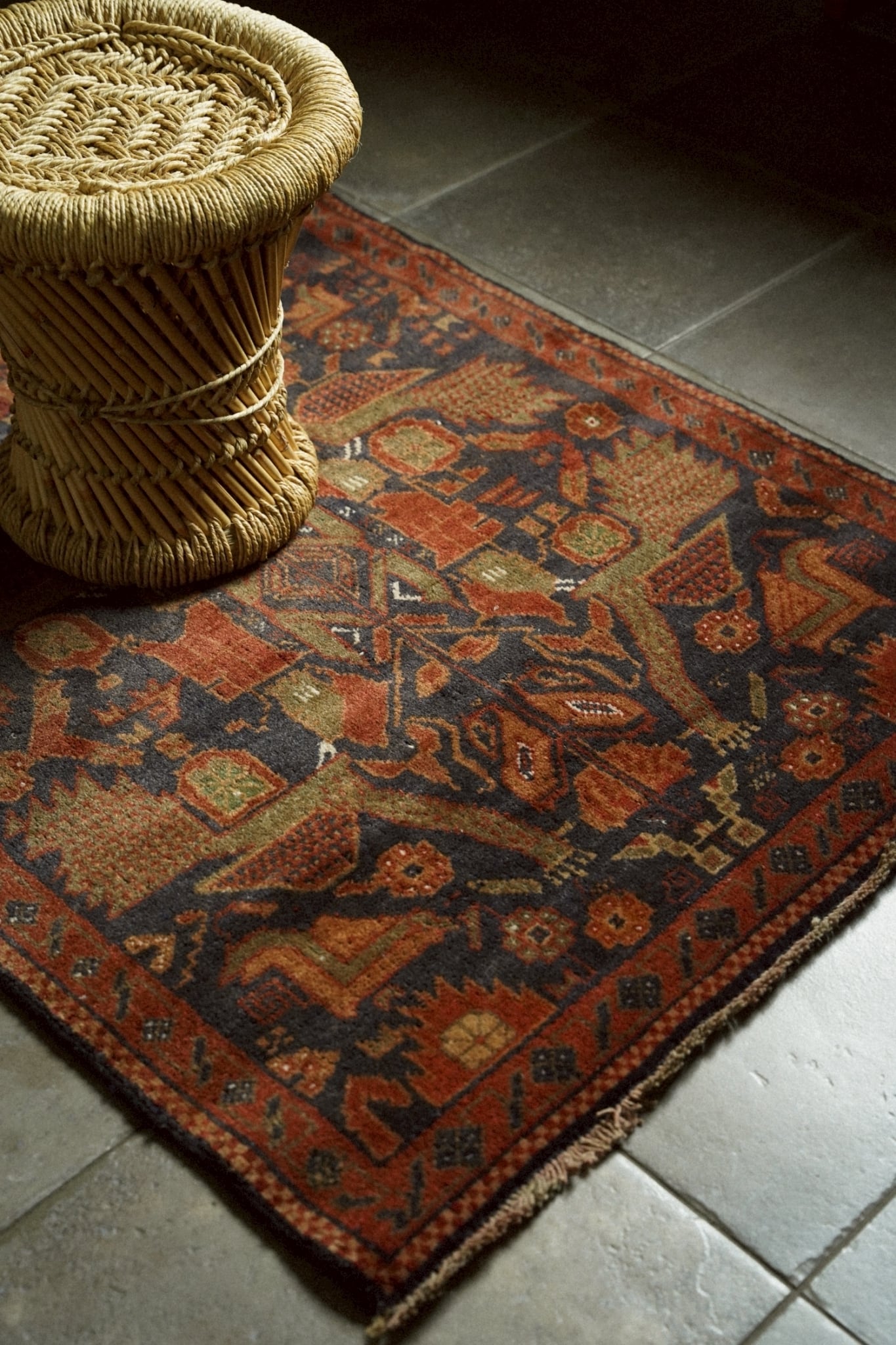 1890-Vintage Baluch rug | 手織りのヴィンテージラグ専門店 | Bahr