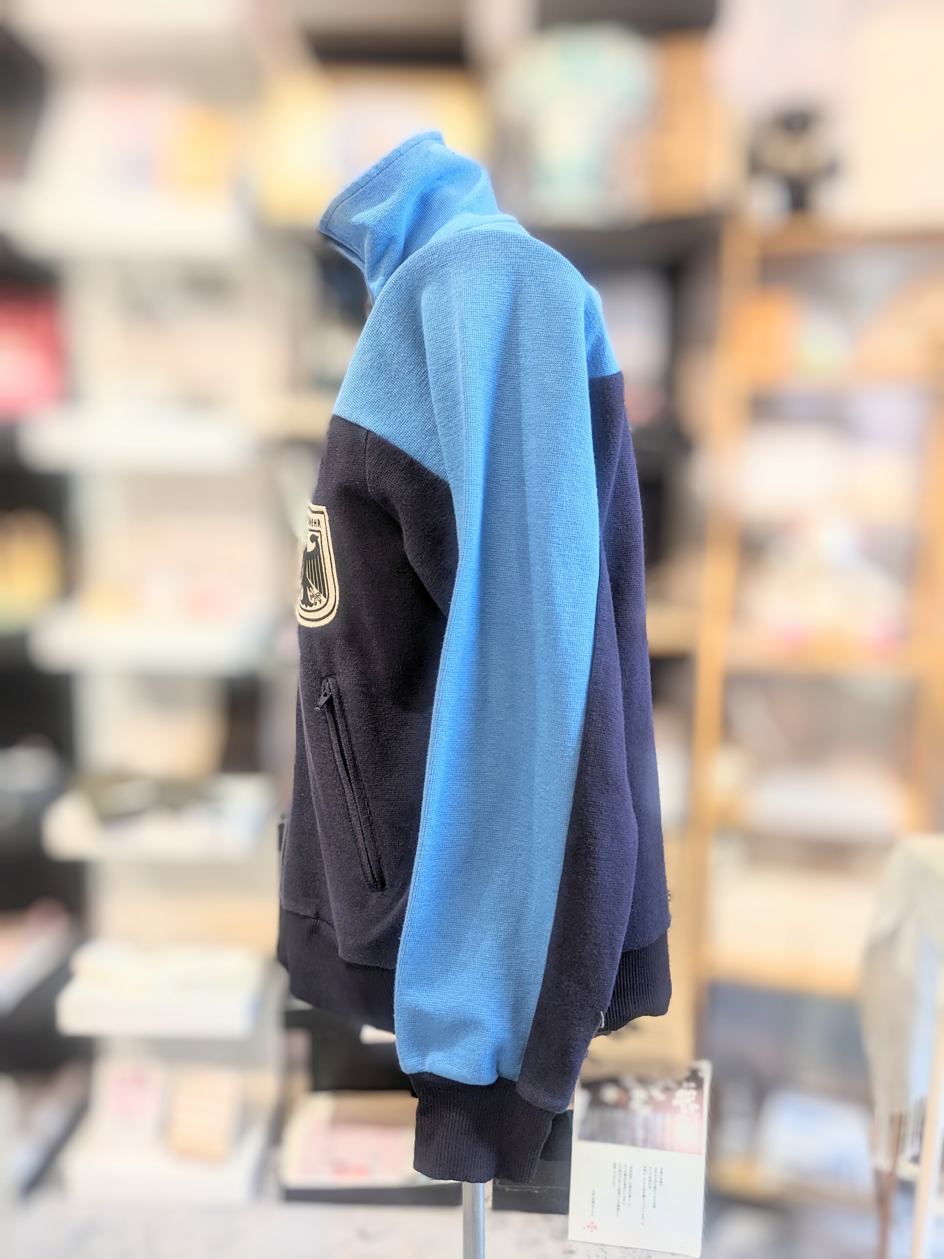 再入荷！ドイツ軍トレーニングジムトラック ジャケット ブルー XL | 風