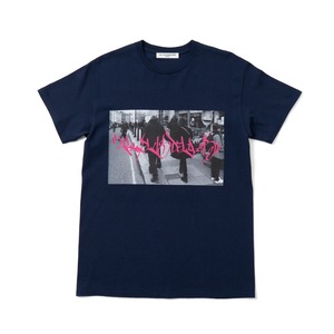 ALPSDR W PHOTO SS TEE / NAVY