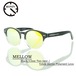 UVカット サングラス 偏光レンズRonin Eyewear ロニンアイウェアー MELLOW Black/Clear Two tone / Yelow Mirror Polarized Lens