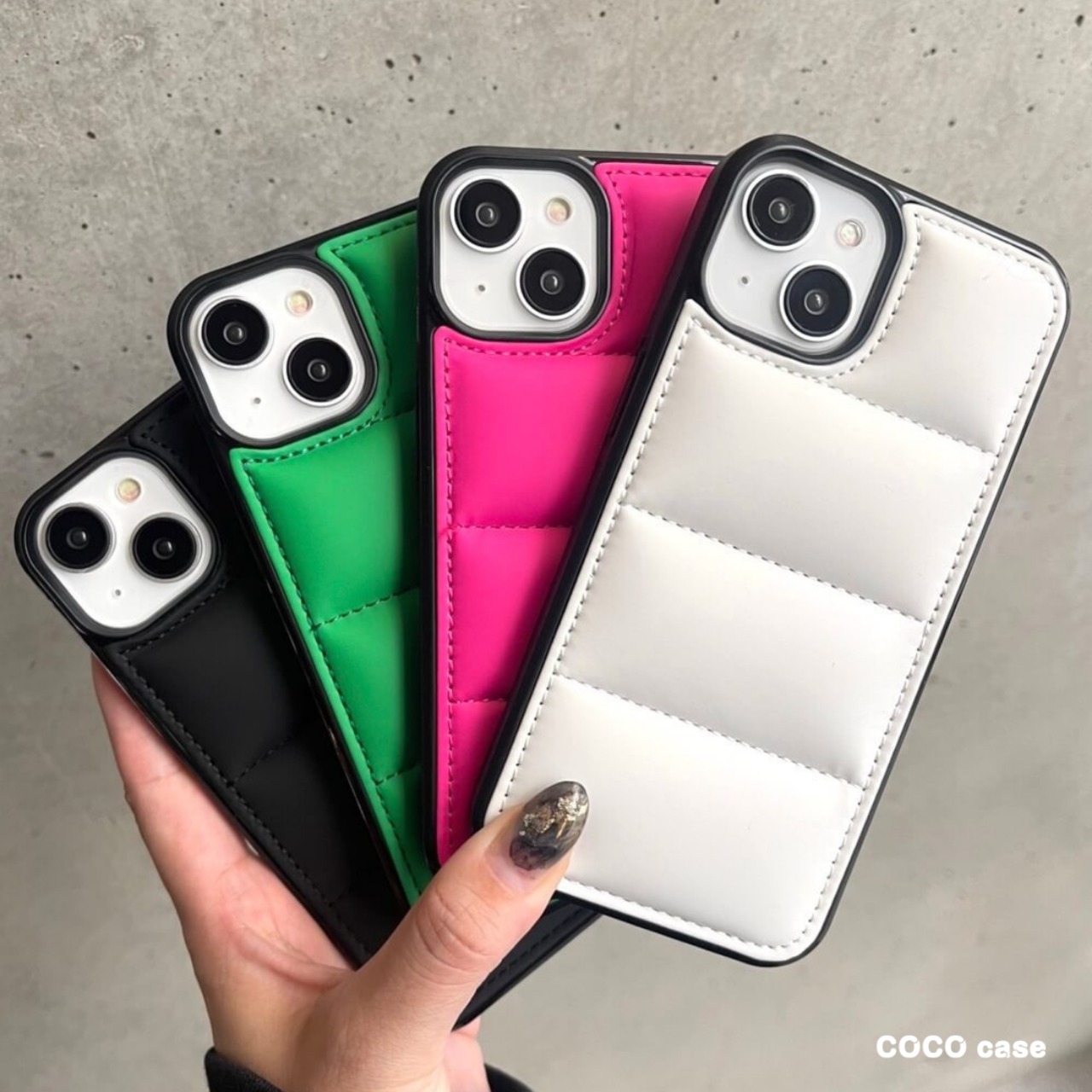 ダウンみたいなふかふかケース（シルバー） - 7