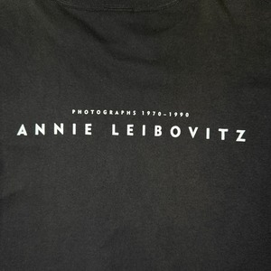 90's 「Keith Haring」 「Annie Leibovitz」 Photo Printed T-Shirt FRUIT OF THE LOOM ART 90年代 キース・ヘリング アニー・リーボヴィッツ プリント Tシャツ アメリカ ヴィンテージ ビンテージ フォト アート TT2026-0010