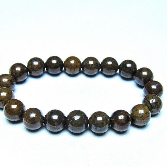 コンドライト ブレスレット サハラNWA869 隕石 11mm 一点物 199-865