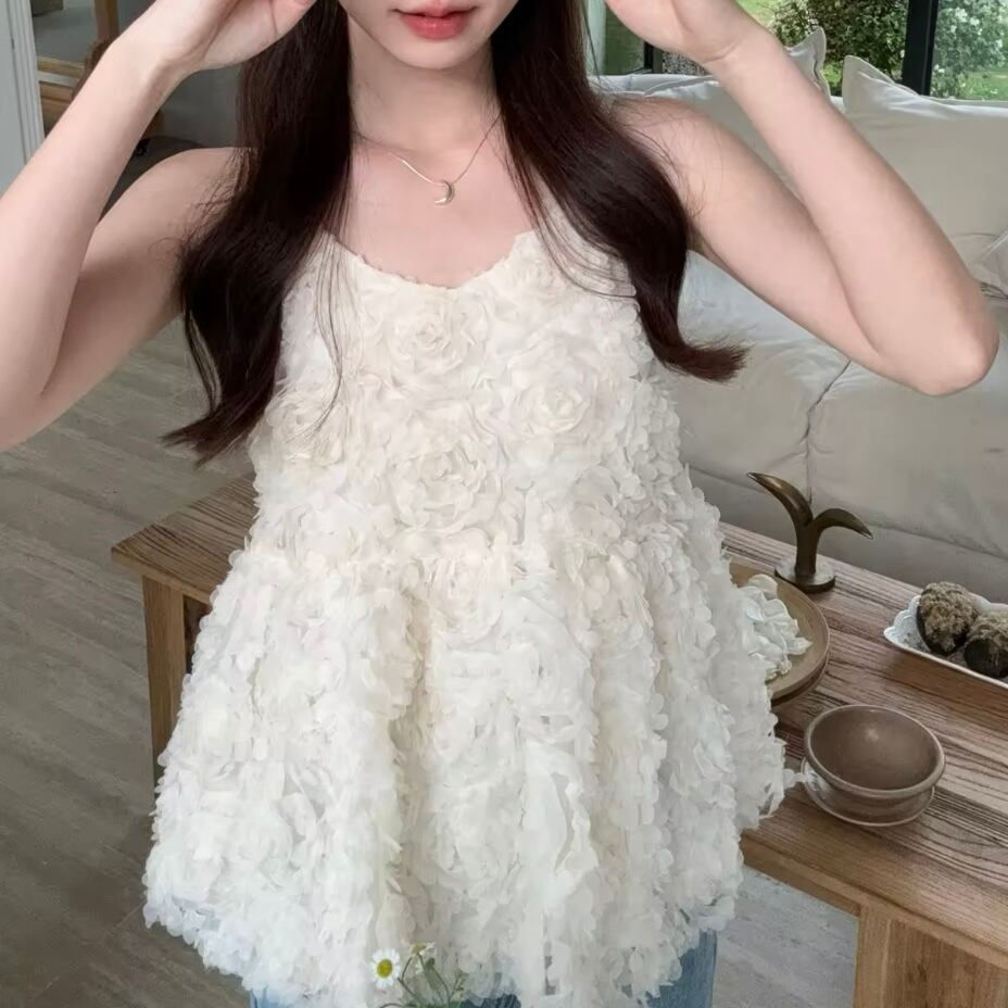 ロマンチックフラワーキャミソール