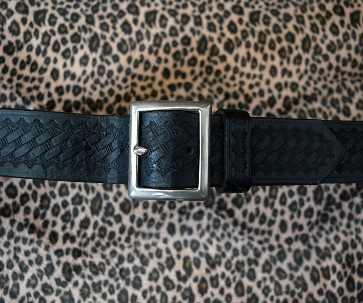 JAY-PEE ギャリソンベルト バスケットウィーブ ポリス 32 JAY-PEE LEATHER BASKET WEAVE BELT 32 | SECOND TIME GLORY