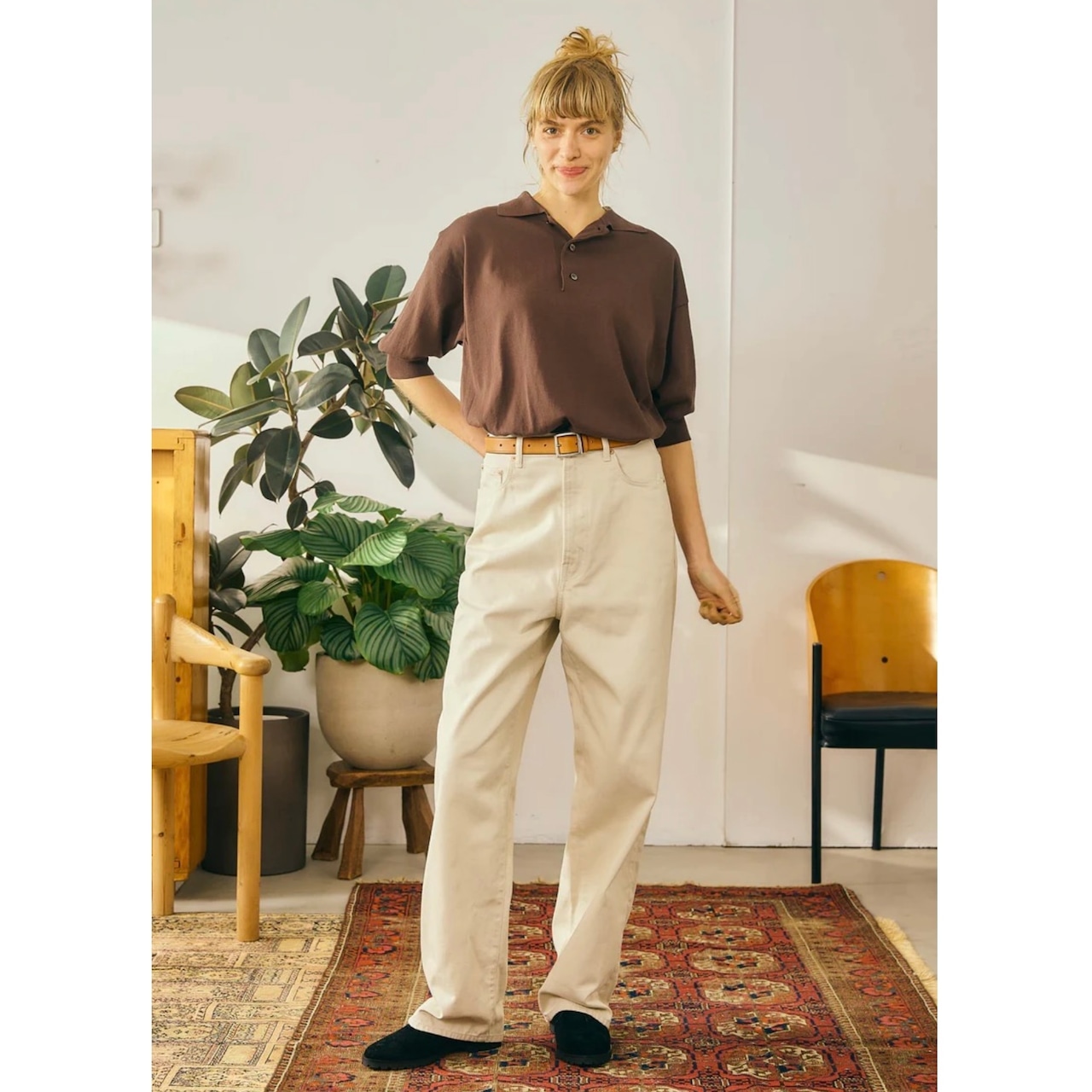Oblada SUMMER HENRY POLO KNIT
