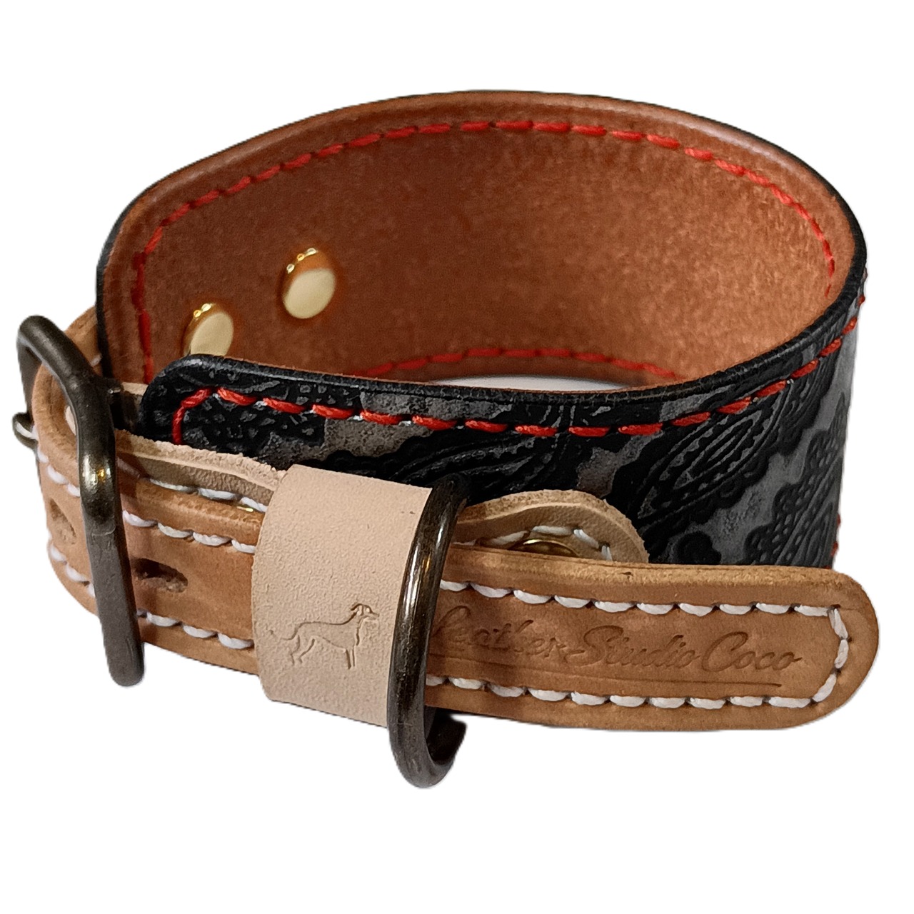 "ペイズリー柄" 　Black（S 26㎝） - 3