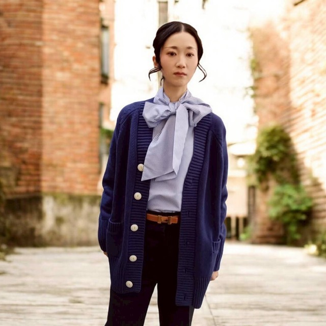 綿ニットオーバーサイズカーディガン　JC0202