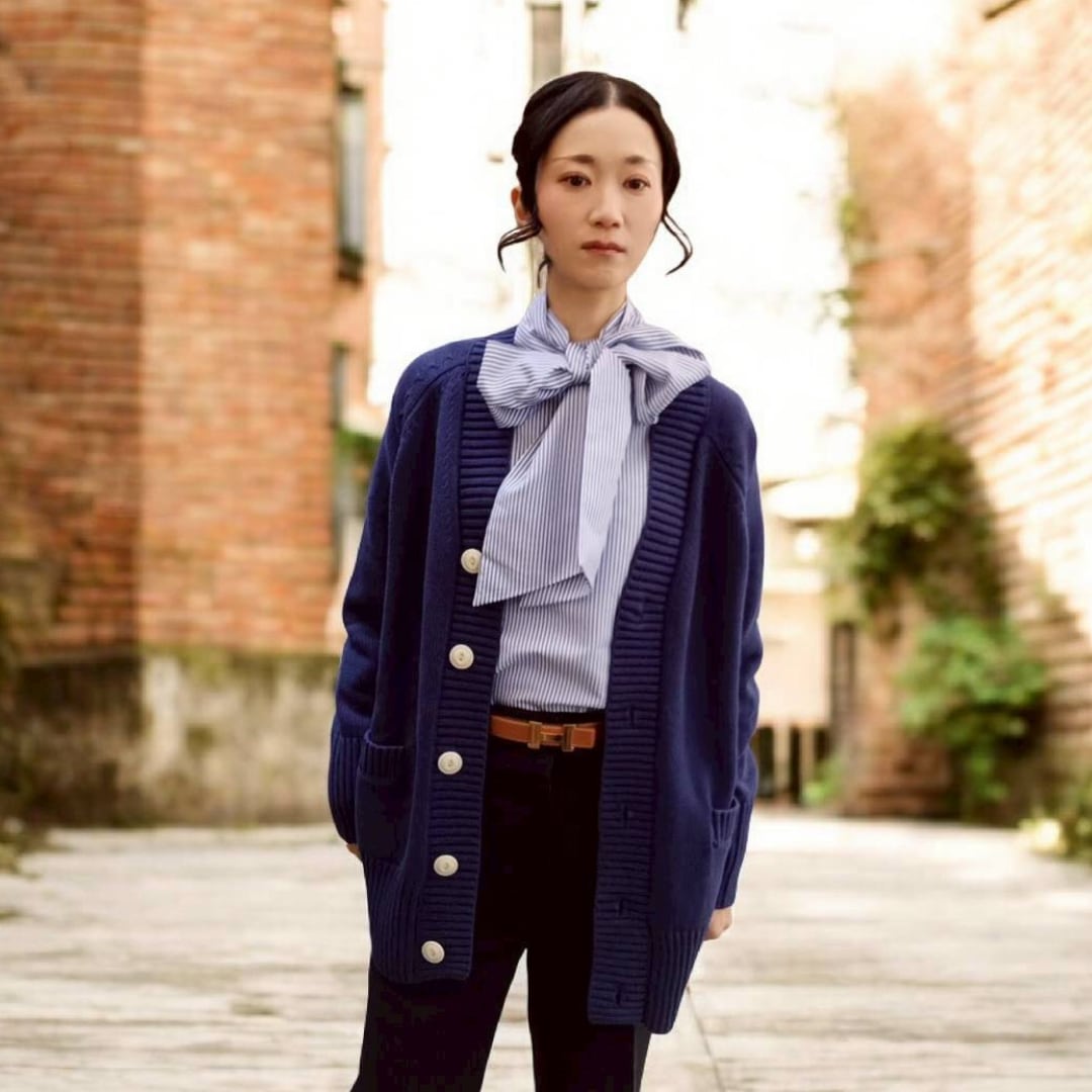 綿ニットオーバーサイズカーディガン JC0202