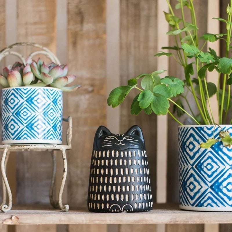 アンティーク猫オーナメント