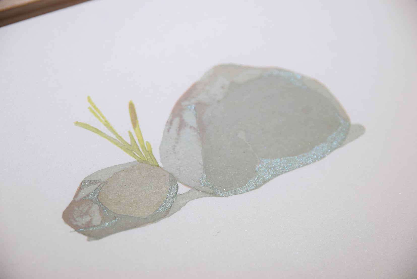 小﨑 慎介 / 「Stones」/ 木版画 / 木製パネル装