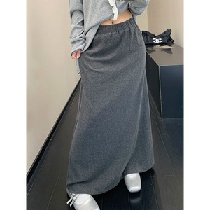 Loose Stretch Simple Aline Skirt 125442